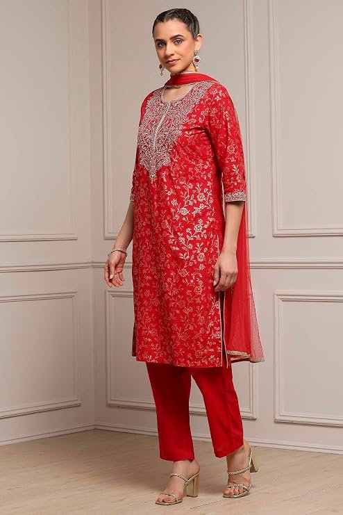 women cotton suit - Image 4