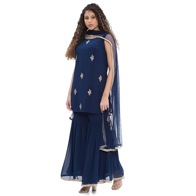 women embroided suit - Image 2