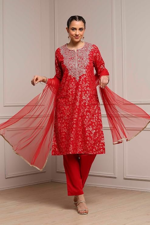 women cotton suit - Image 3