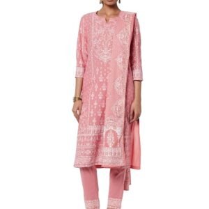 Cotton Straight Kurta Pants Suit Set